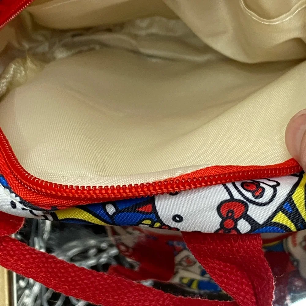 Hello Kitty Red and Blue Bag with Playful Design